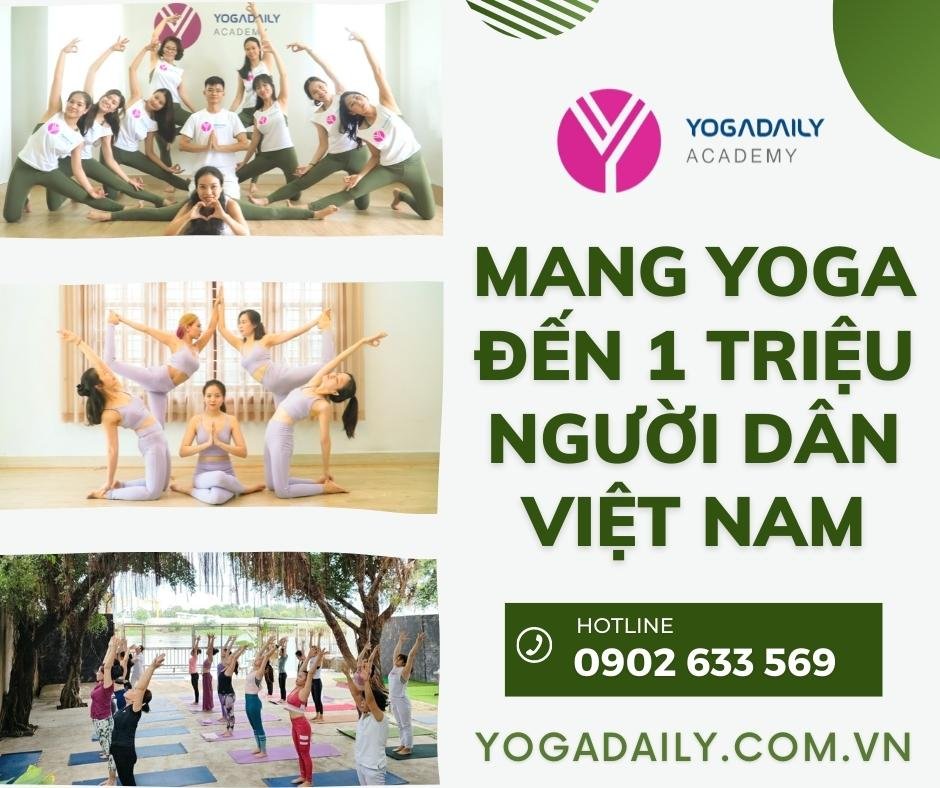 Mang Yoga đến 1 triệu người dân Việt Nam